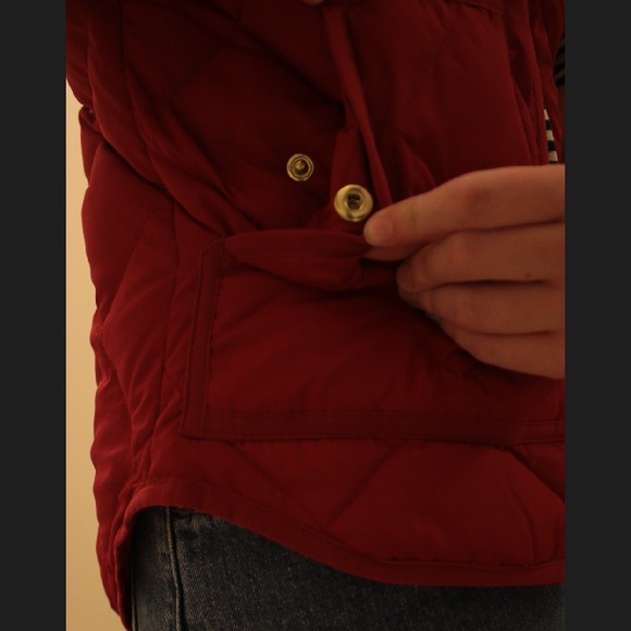 J.Crew Red Excursion Quilted Vest - Picture 3 of 7